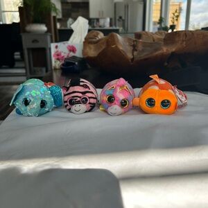 Ty teeny beanie boos ,collection of 4